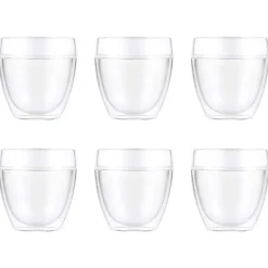 Pavina Outdoor double-walled plastic glass 6-pack, 25 cl