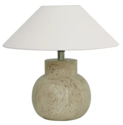Pella lamp base, Travertine
