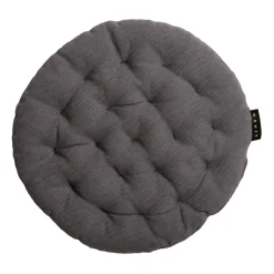 Pepper seat cushion Ø37 cm, Granite grey