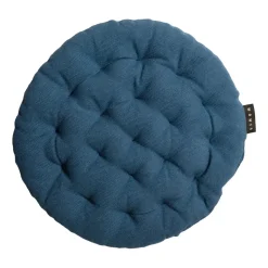 Pepper seat cushion Ø37 cm, Indigo blue