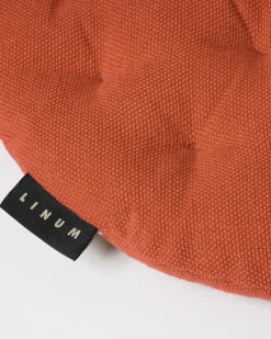 Pepper seat cushion Ø37 cm, Rust orange
