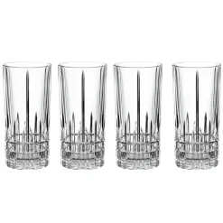 Perfect Serve Long drink glass 35cl . 4-pack, clear