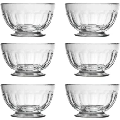 Perigord dessert bowl on foot 50 cl 6-pack, Transparent