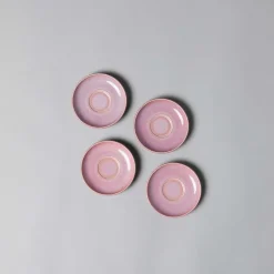 Perlemor espresso saucer Ø12 cm, Coral