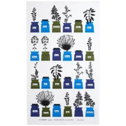 Perssons kryddcabinet kitchen towel, blue-green
