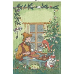 Pettson & Findus kitchen towel, Christmas decoration