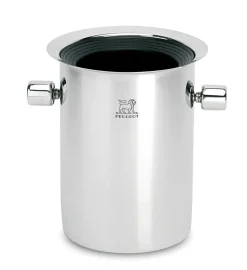 Peugeot champagne cooler with cooling system, Black