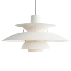 PH 5 pendant lamp monochrome, White