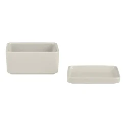 Pilar butter dish - storage box 250 ml, Moonbeam