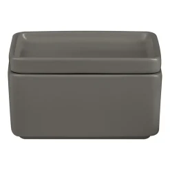 Pilar butter dish - storage box 250 ml, Pewter