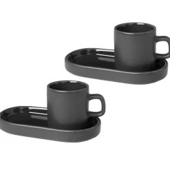 Pilar espresso cup with saucer 2-pack, Agave green