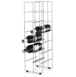 Pilare wine rack 12 bottles, Steel