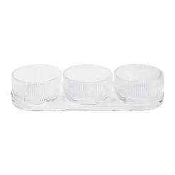 Pilastro tapas set 4 parts, Clear