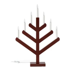 Pine advent candle 62 cm, Red