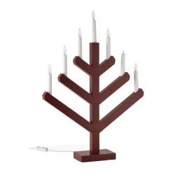 Pine advent candle 62 cm, Red