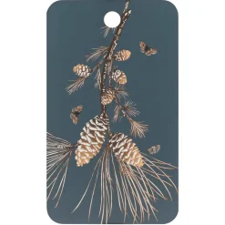 Pine Cone cutting board 20x34 cm, Thunder blue