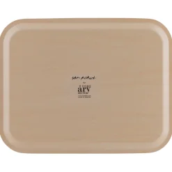 Pine Cone tray 28x36 cm, Cotton white