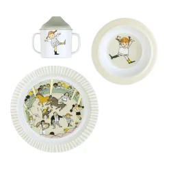 Pippi Cirkus children's dinnerware set 3 pieces, Multi