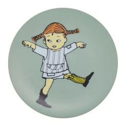 Pippi Cirkus plate Ø20 cm, Green