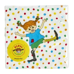 Pippi napkins 33x33 cm 20-pack, Jumping Jack