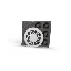 Plate-it inner circle silicone mold 3 pieces, Gray
