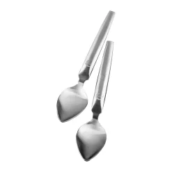 Plate-it quenelle spoons 2-pack, Steel