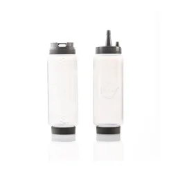Plate-it squeeze bottle garnish 22 cm 2-pack, White-grey