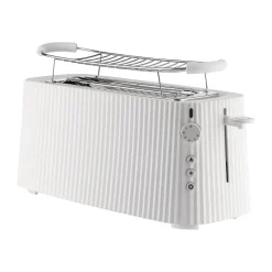 Plissé double toaster, White