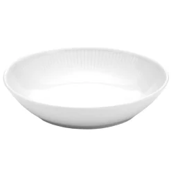Plissé pasta plate Ø 20cm, White