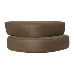 Plyo staple ottoman, Dark brown
