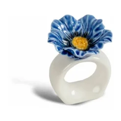 Poppy napkin ring 2-pack, Blue