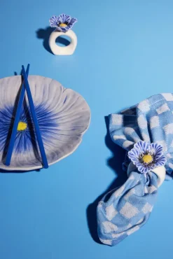 Poppy napkin ring 2-pack, Blue
