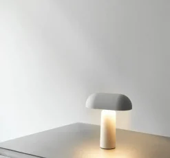Porta table lamp, grey