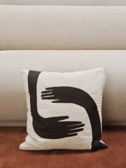 Pose cushion 50x50 cm, Coffee-undyed