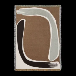 Pose Tapestry throw 120x170 cm, Coffee