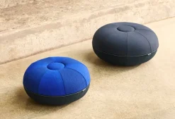 Pouf sit pouf large, Indigo