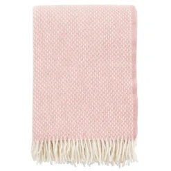 Preppy throw, misty rose