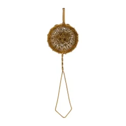 Presentation tea strainer, Golden