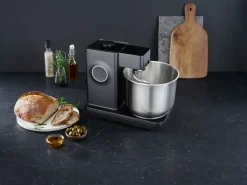 Probaker timer KM2BS-T70 kitchen machine 7 parts, Black