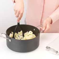Profile potato masher non-stick, stainless steel