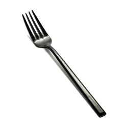 Pure dessert fork, black