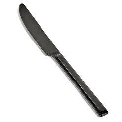 Pure dinner knife, black