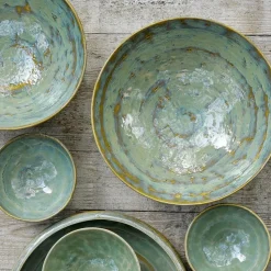 Pure salad bowl 32 cm, sea green