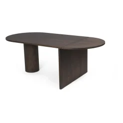 Pylo dining table 210x100x74 cm, Dark stained oak