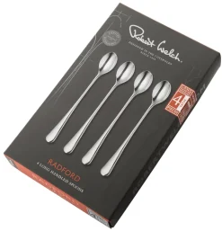 Radford latté spoon matte 4 pieces, Stainless steel