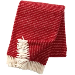 Ralph wool throw, red