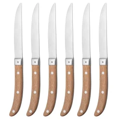 Ranch BBQ knife 6 pieces, Stainless steel