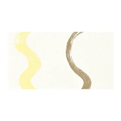 Randig oilcloth, White-yellow