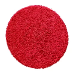 Rasta round rug Ø120 cm, Red