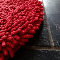 Rasta round rug Ø120 cm, Red